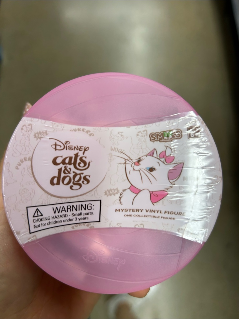 Disney Pink Cats & Dogs Marie Mystery Vinyl Figure
